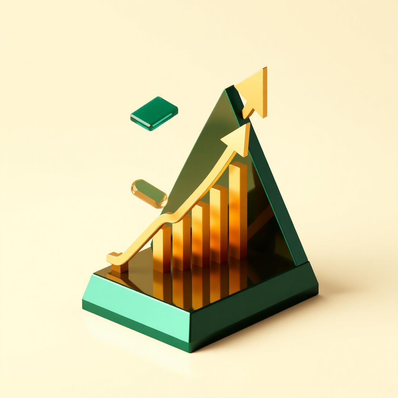 Financial growth illustration